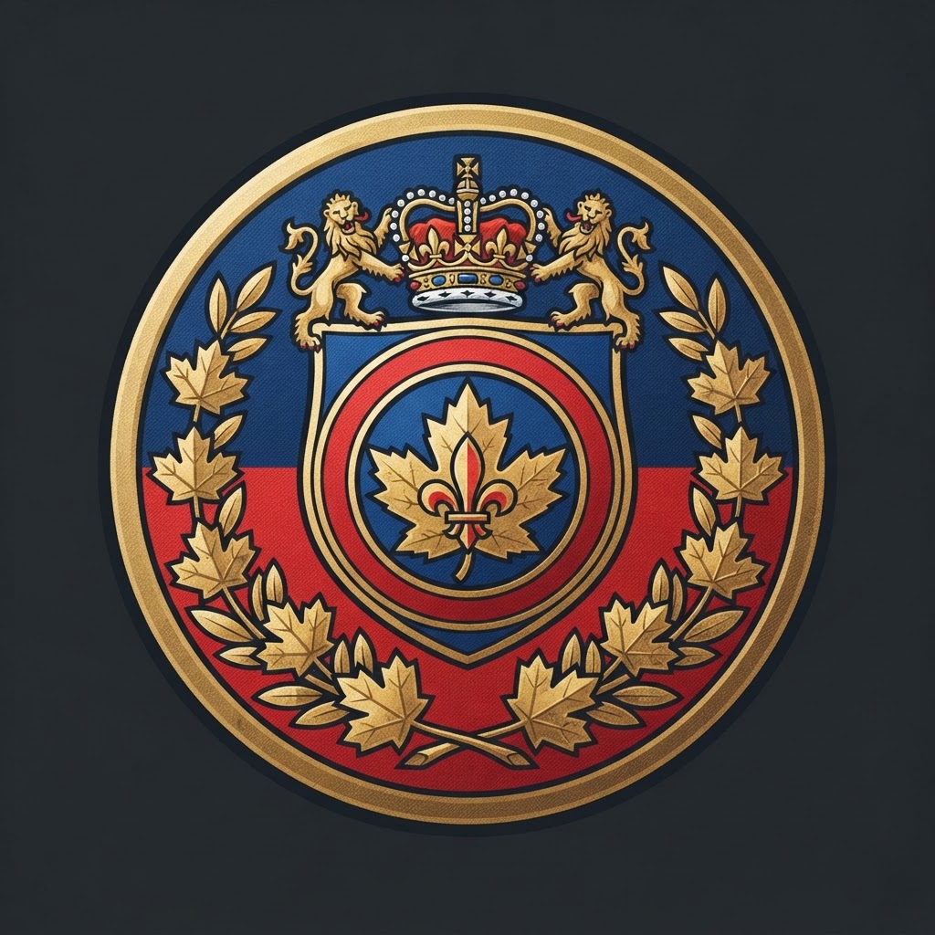 Distinctive unit insignia of 3rd Canadian Division