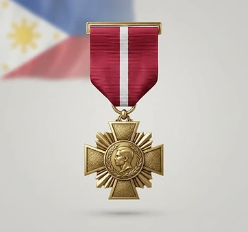 Gold Cross Medal, Valor decoration, Philippines medal
