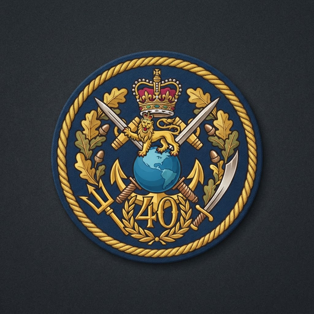Distinctive unit insignia of 40 Commando Royal Marines