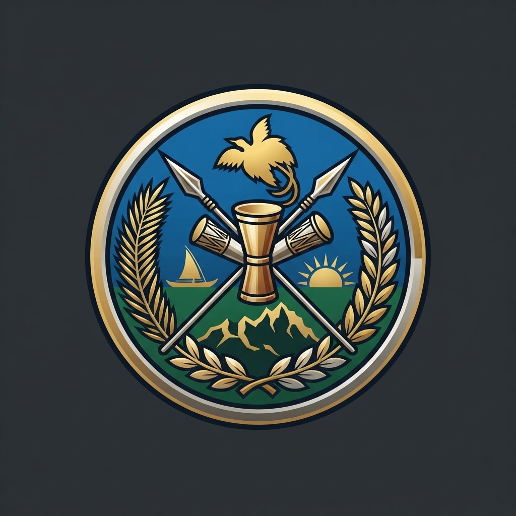 Distinctive unit insignia of First Battalion, Royal Pacific Islands Regiment