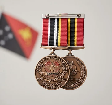 Papua New Guinea Defence Force 50th Anniversary Medal, Service medal, Papua New Guinea medal
