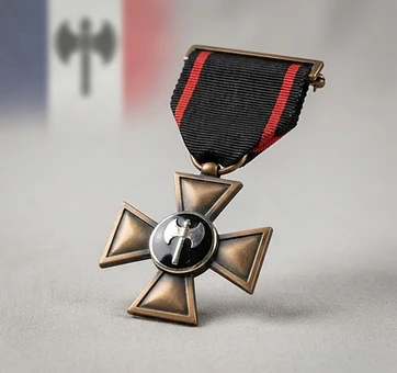 Badge of the Milice Française, Service medal, Vichy France medal
