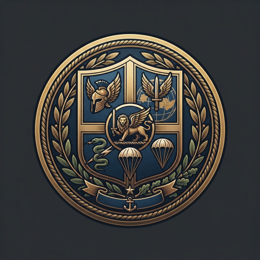 Distinctive unit insignia of 9th Parachute Assault Regiment Col Moschin