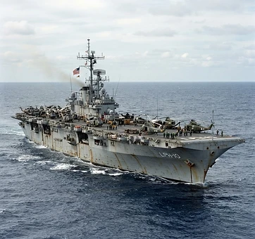 The USS Tripoli (LPH-10) of United States