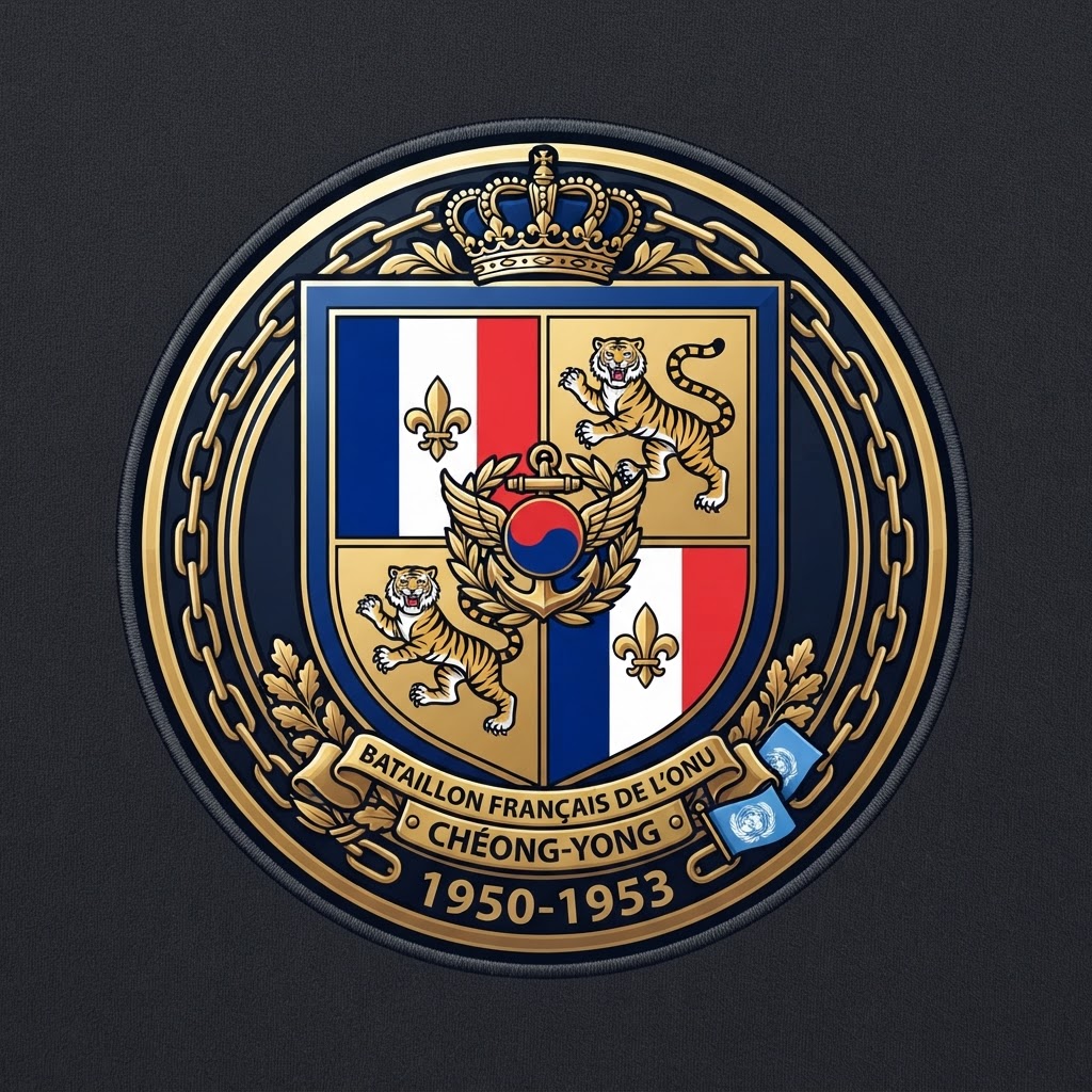 Distinctive unit insignia of French Battalion