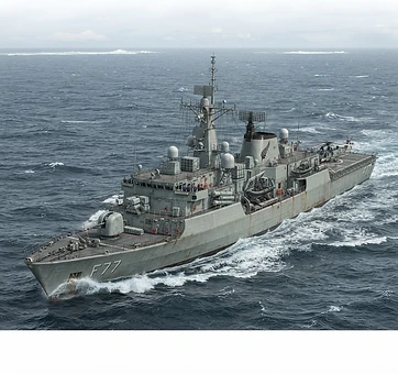 The HMNZS Te Kaha of New Zealand
