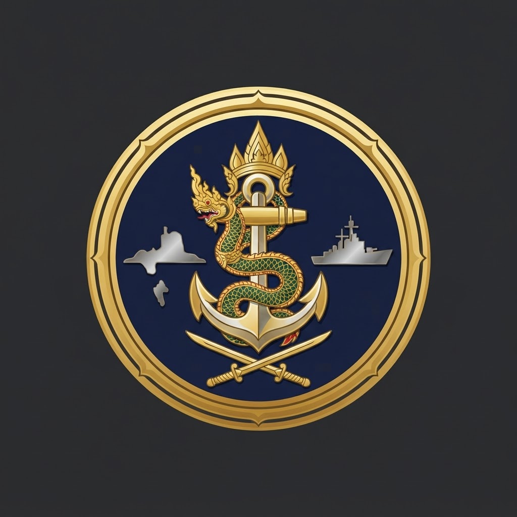 Distinctive unit insignia of HTMS Songkhla