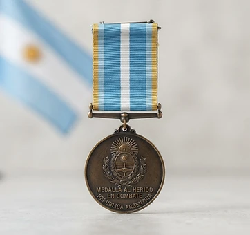 Wounded in Combat Medal, Service medal, Argentina medal