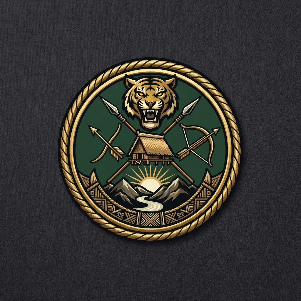 Distinctive unit insignia of Montagnard allies