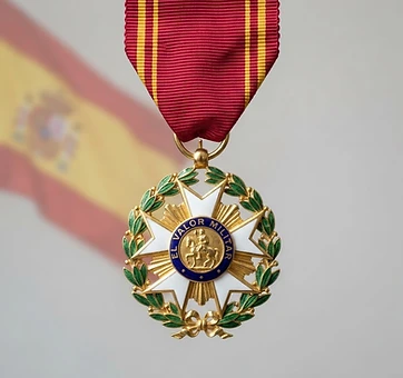 Laureate Cross of Saint Ferdinand, Valor decoration, Spain medal