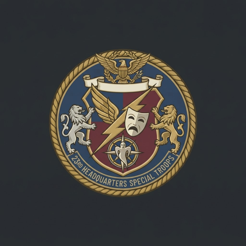 Distinctive unit insignia of 23rd Headquarters Special Troops