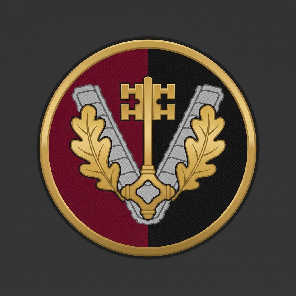 Distinctive unit insignia of German 12th SS Panzer Division