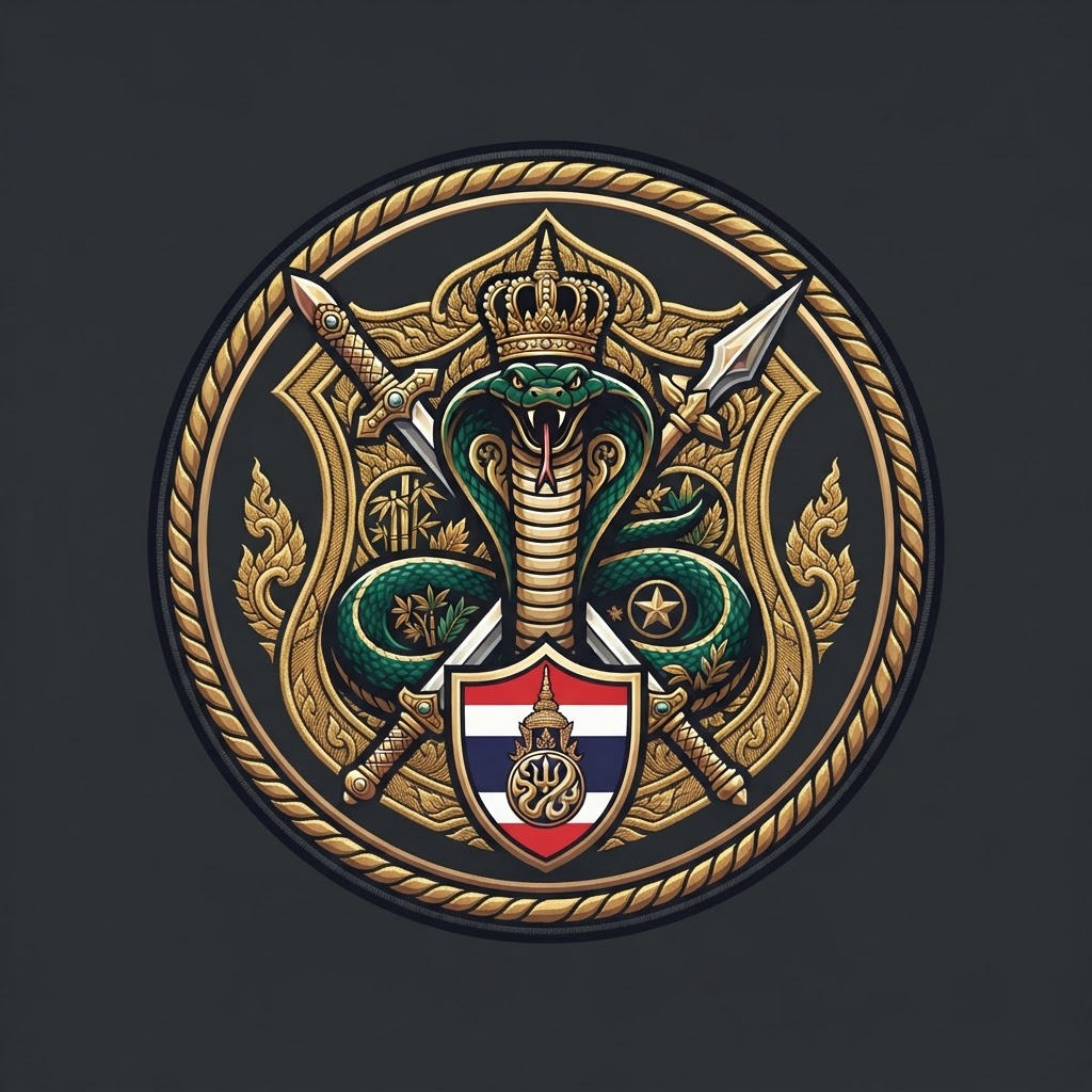 Distinctive unit insignia of Queen's Cobras