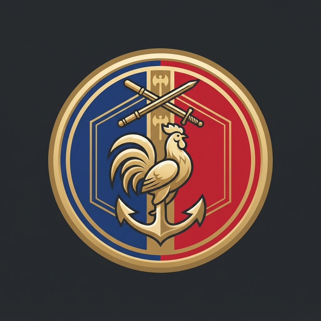 Distinctive unit insignia of Vichy French Army