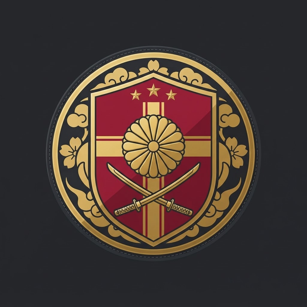 Distinctive unit insignia of Japanese 14th Infantry Division