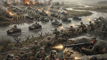 Historical illustration of What Happened at the Battle of Wizna (1939) — ww2