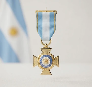Cross to the Heroic Valour in Combat, Valor decoration, Argentina medal