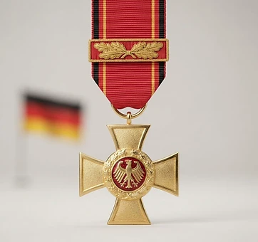 Bundeswehr Cross of Honour in Gold with Special Distinction, Valor decoration, West Germany medal