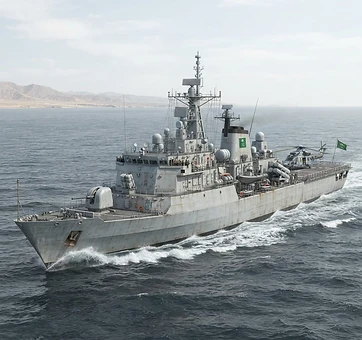The Al Riyadh-class frigate of Saudi Arabia