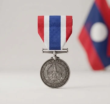 Medal of Government Gratitude, Service medal, Laos medal