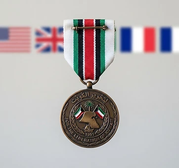 Kuwait Liberation Medal (Saudi Arabia), Campaign medal, Allied Powers medal