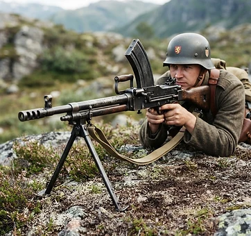 The Madsen Machine Gun of Norway