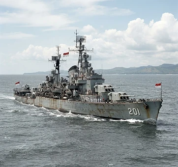 The KRI Irian of Indonesia