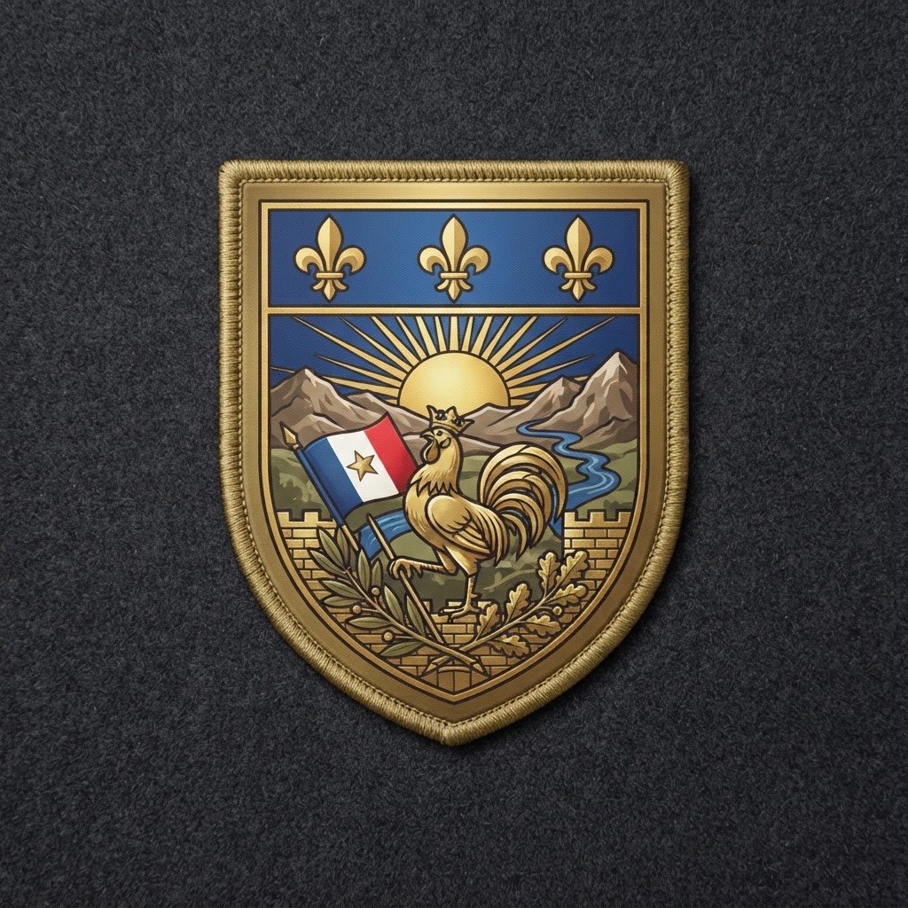 Distinctive unit insignia of French Army