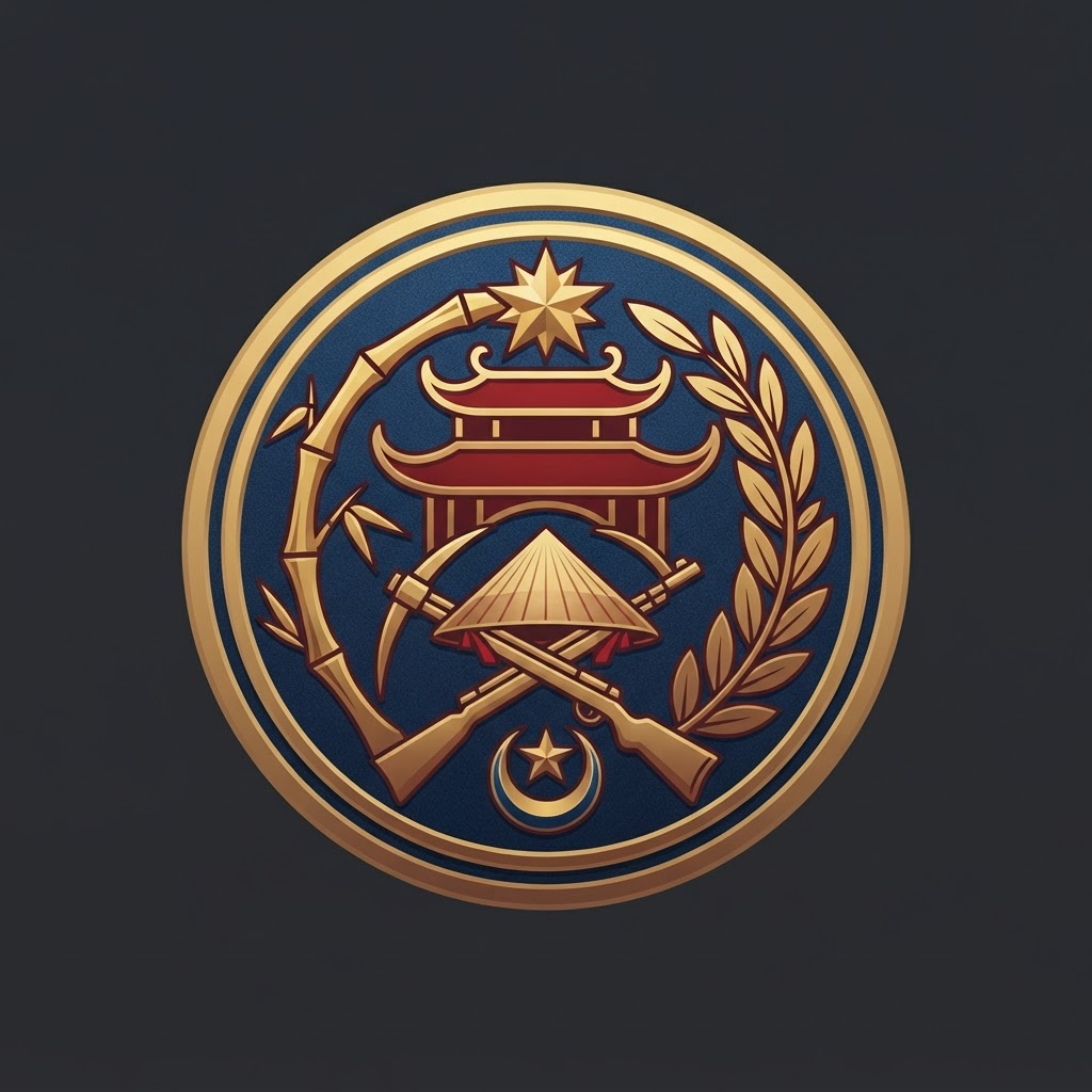 Distinctive unit insignia of Indochinese Workers and Soldiers
