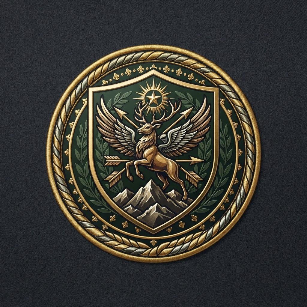 Distinctive unit insignia of Hunter Corps (Jægerkorpset)
