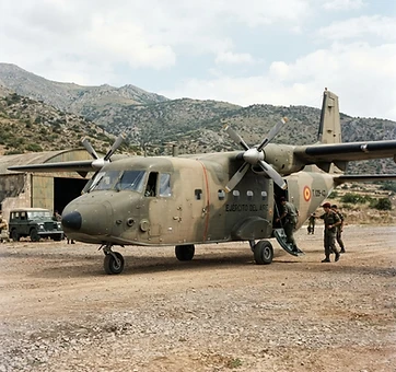 The CASA C-212 Aviocar of Spain