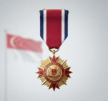Darjah Utama Bakti Cemerlang (Tentera), Distinguished service decoration, Singapore medal
