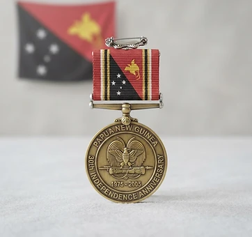 Papua New Guinea 30th Independence Anniversary Medal, Service medal, Papua New Guinea medal