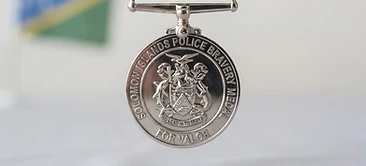 Solomon Islands Police Bravery Medal, Valor decoration, Solomon Islands medal