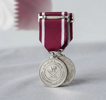 Military Long Service and Good Conduct Medal, Service medal, Qatar medal