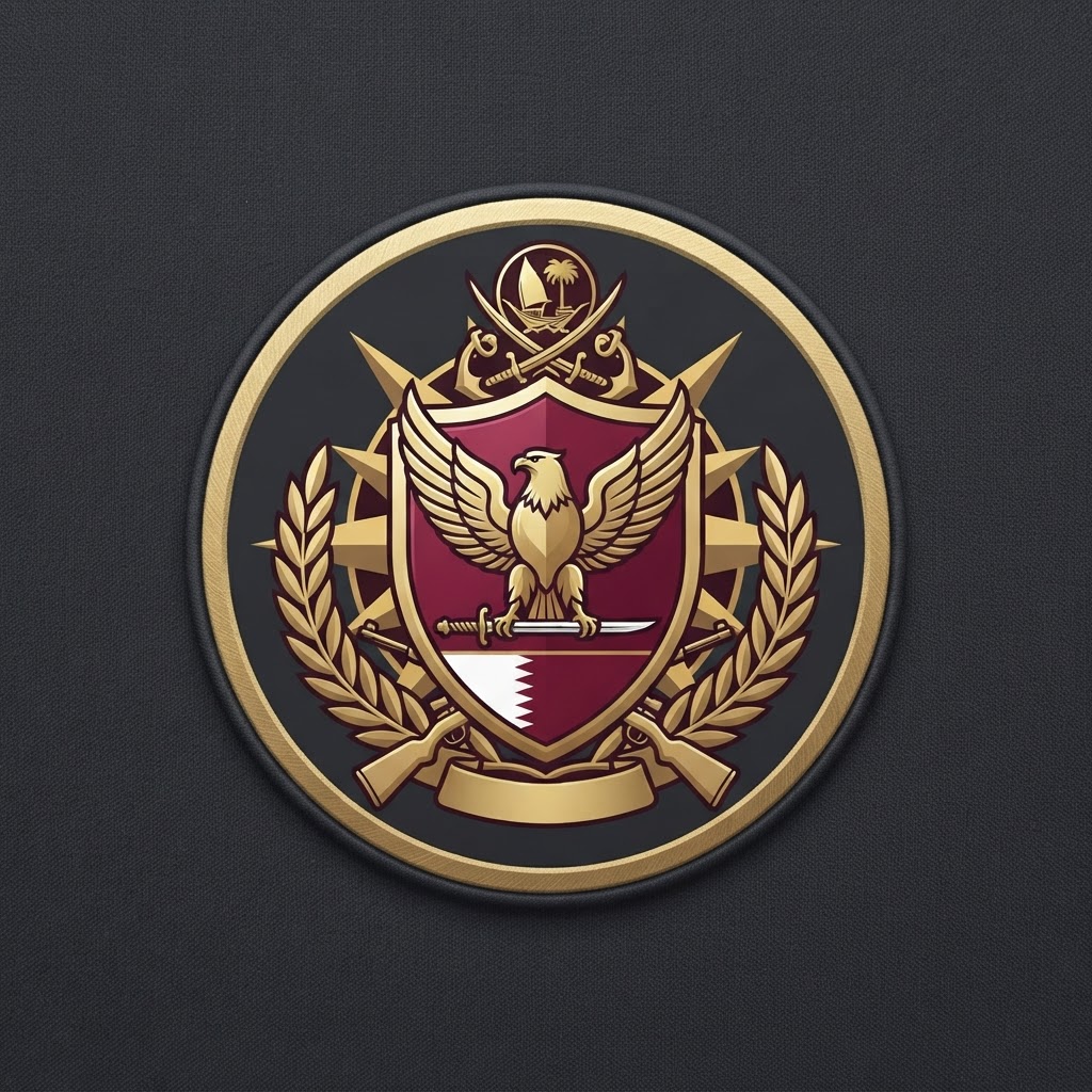 Distinctive unit insignia of Qatar Emiri Land Force