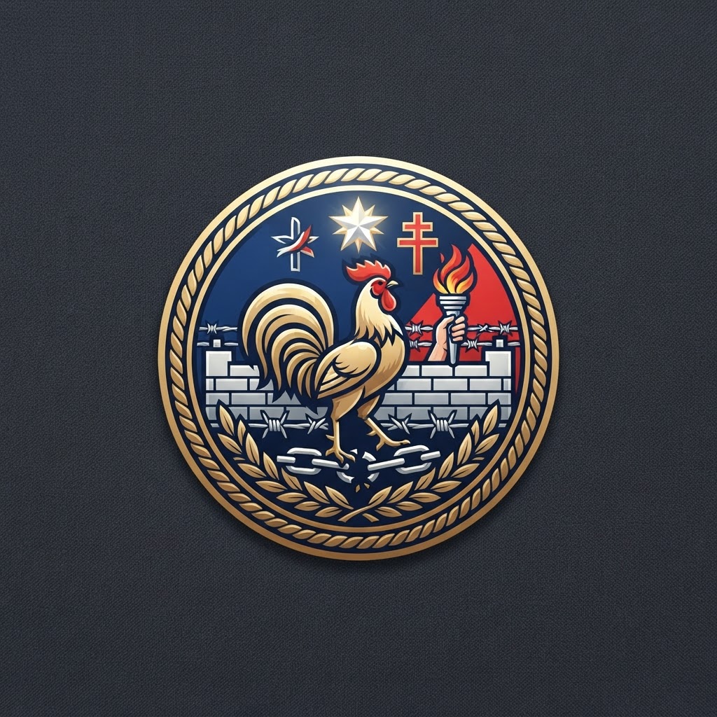 Distinctive unit insignia of French Prisoners