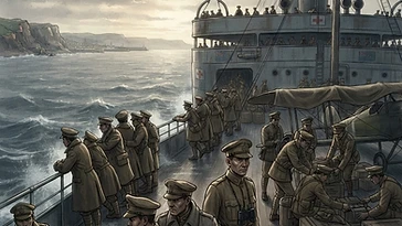 Historical illustration of How Did Thai Soldiers Reach Germany in World War I (1918) — ww1