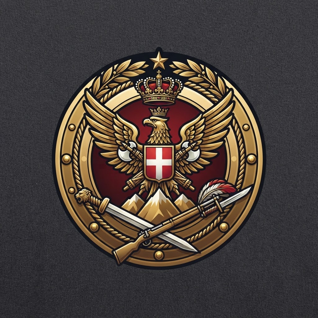 Distinctive unit insignia of Italian forces