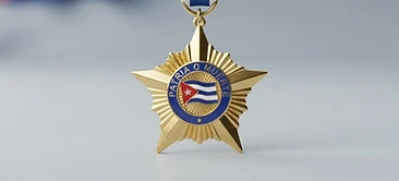 Gold Star of a Hero of the Republic of Cuba, Valor decoration, Cuba medal