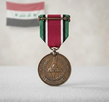 1948 Palestine War Medal, Campaign medal, Iraq medal