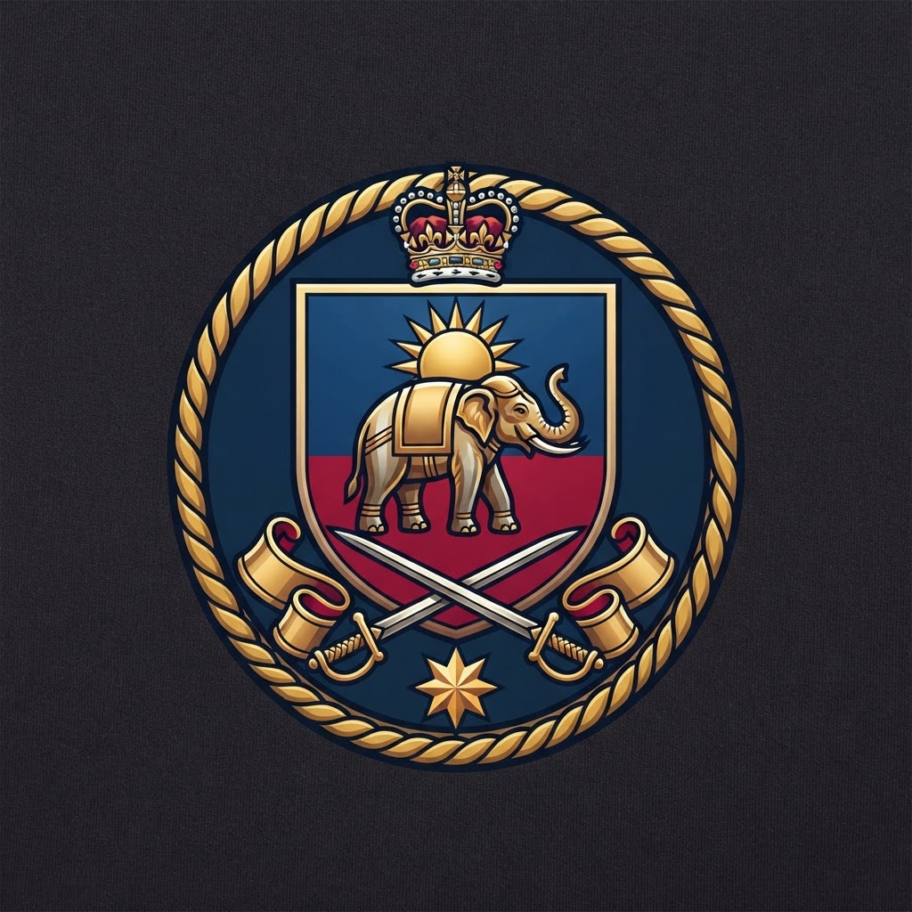 Distinctive unit insignia of 15th Indian Division