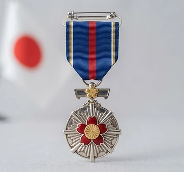 Japan Self-Defense Forces Defense Honor Badge, Valor decoration, Japan medal