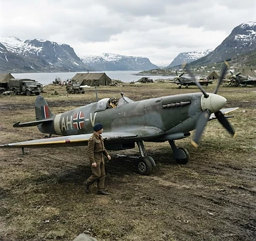The Supermarine Spitfire LF Mk IXe of Norway