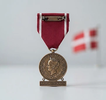 Army Long Service Medal, Service medal, Denmark medal