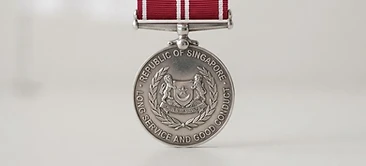 Singapore Armed Forces Long Service and Good Conduct (20 Years) Medal, Service medal, Singapore medal