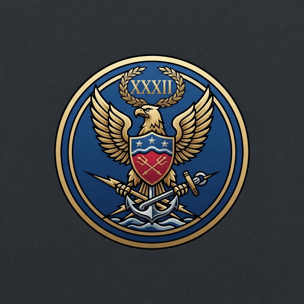 Distinctive unit insignia of 32nd Marines Brigade