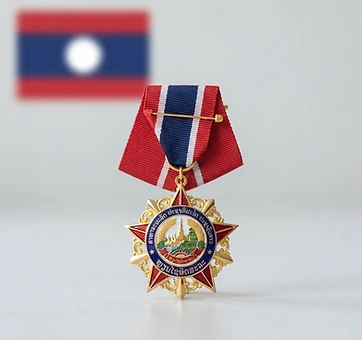 Order of Freedom, Distinguished service decoration, Laos medal