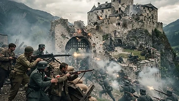 Historical illustration of What Happened at the Battle for Castle Itter (1945) — ww2