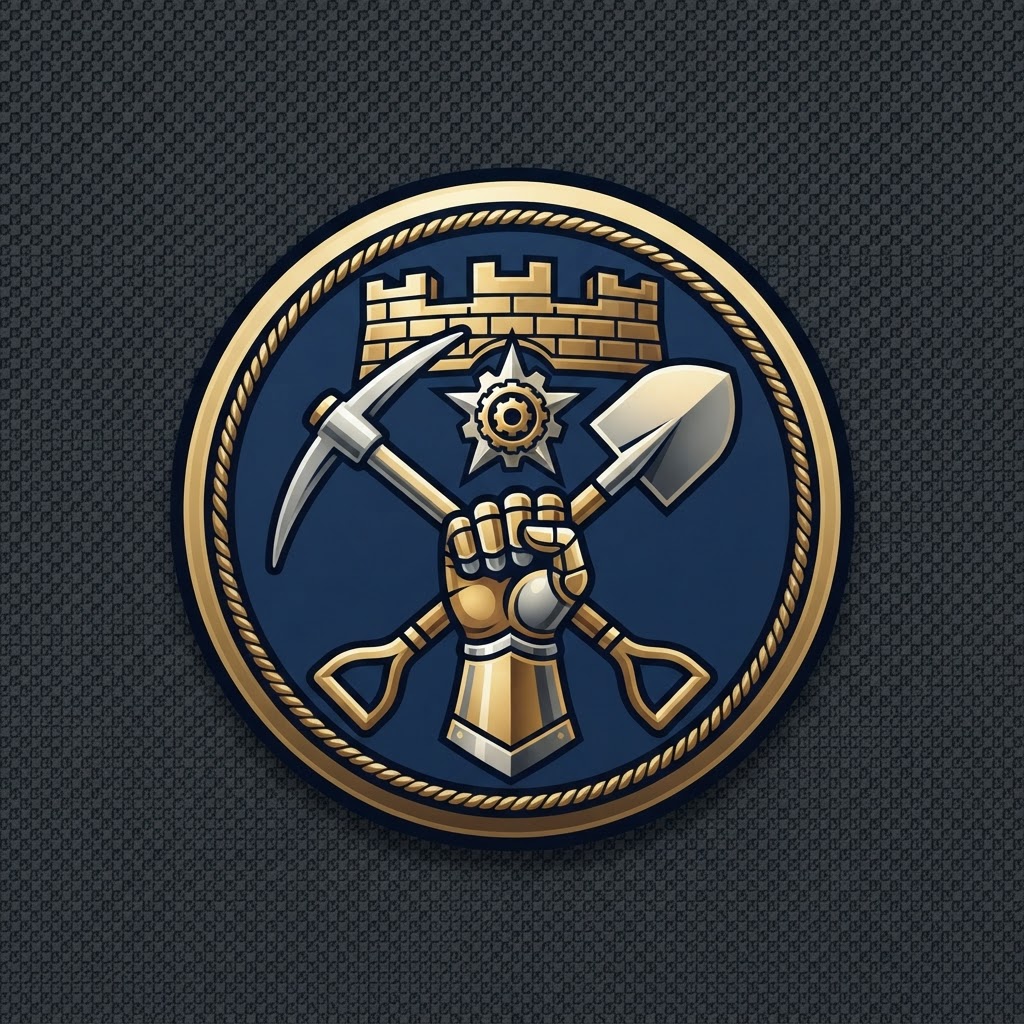 Distinctive unit insignia of 406th Combat Engineer Company